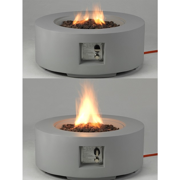 Round Gas firepit Heater